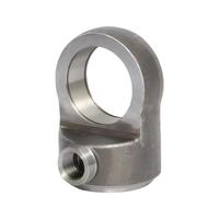 Soporte de bisagra para extremo de vástago de cilindro, forjado en caliente de acero al carbono, mecanizado por CNC, para carcasa de ojo de trunnion de cilindro hidráulico