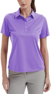 Camiseta Polo Roja de Manga Corta para Mujer, Tejida en Poliéster, Color Sólido, Largo Regular, Teñido Liso, Superventas 2026 - Product Image 3