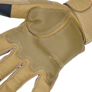 Guantes Tácticos Completos Color Bronceado con Palma Antideslizante y Cierre de Gancho y Bucle para Actividades al Aire Libre Unisex - Product Image 6