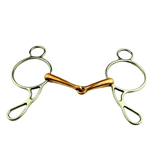 Bocados de alta calidad de acero inoxidable y plata alemana para equitación western e inglesa, bocado gag para caballos. - Product Image 1