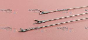 Pinzas de Biopsia Laringea Tipo Tijera y Eje de Agarre 2mmx23cm, Juego de 3 Instrumentos de Acero Inoxidable de Alta Precisión - Product Image 3