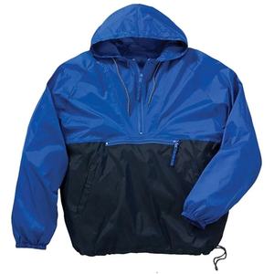 Chaqueta cortavientos gruesa para hombre, con capucha oversize, media cremallera, estilo jersey, de pana, holgada, para invierno, color liso, talla grande, Sheep - Product Image 2