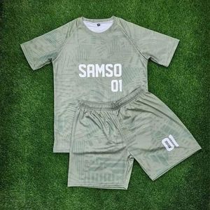 เสื้อฟุตบอลสเปนผู้ชายแบบปรับแต่งชื่อและหมายเลขได้ ผลิตจากโพลีเอสเตอร์ 100% พิมพ์ลายด้วยความร้อน แห้งเร็ว แขนสั้น ทรงปกติ - Product Image 6