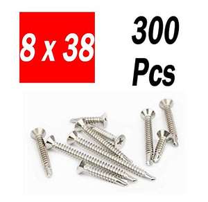 Tornillos Autoperforantes Niquelados con Cabeza CSK Phillips, Resistentes a la Corrosión, Paquete de Fijaciones - Product Image 5