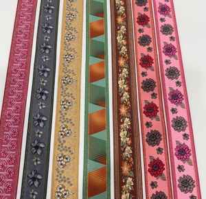 ผ้าลูกไม้พิมพ์ลายดอกไม้คุณภาพสูง มีให้เลือกหลายลายและหลายสี - Product Image 1