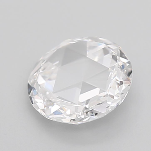 Diamant rond de 1,81 carat, taille rose, couleur F, clarté VVS2, cultivé en laboratoire (CVD), fait main, pour la création de bijoux (boucles d'oreilles, pendentifs) pour fiançailles - Product Image 3