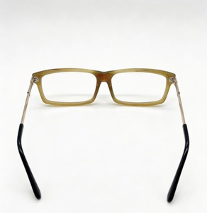 Lunettes de vue uniques faites à la main, design large et rond, en corne de buffle naturelle, monture optique - Product Image 5