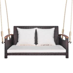 Dondolo da Giardino in Rattan per 2 Persone per il Relax in Veranda - Product Image 1