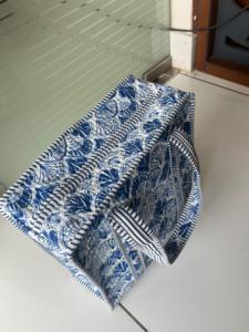 Bolsos de Mano de Algodón Acolchado Kantha Artesanales, Tela Reciclada, Uso Diario de Verano, Cierre de Cremallera Hecho a Mano, Cadenas - Product Image 3
