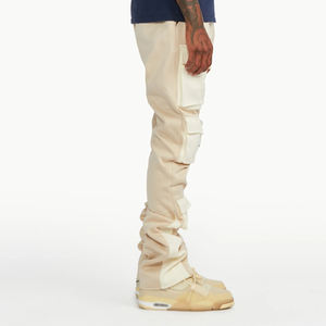 Full Customized Lightweight Men Flare <b>Trouser</b> In Low MOQ 2026 New Arrival Street Wear Men Flare <b>Trouser</b> For Online Sale - Product Image 5