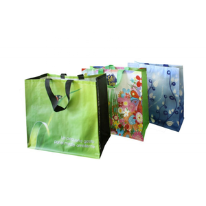 Bolsa de compras reutilizable respetuosa con el medio ambiente personalizable bolsa de compras no tejida de PP de moda logotipo personalizado flexográfico - Product Image 5