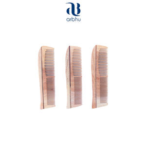 Peignes en Fibre de Bambou Réel Robuste Sans Plastique Stimulant le Cuir Chevelu pour Hommes et Femmes Croissance Saine des Cheveux Routine Quotidienne - Product Image 3