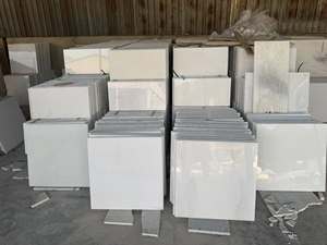 High Quality White Calcite Tiles <b>Sandblasted</b> Durable Eco-Friendly Modern Design for Apartment Outdoor Paving - Product Image 1