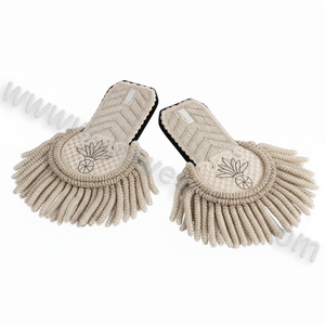 Epaulettes de Flecos de Oro Hechos a Medida, Clásicos para Ceremonias, para Uniformes de Banda y Equipo de Defensa Personal - Product Image 3