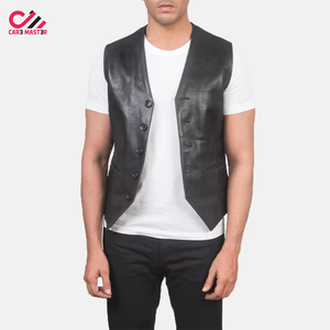 High Quality Custom Style Men's Sportswear Outdoor Winter <b>Vest</b> in Leather for Motorcycles Fashionable Sports Men's <b>Vest</b> - Product Image 2