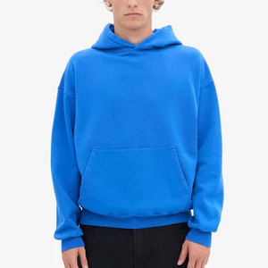 Sweat-shirts pour hommes en coton de haute qualité, logo personnalisé imprimé, sweat-shirts surdimensionnés à épaules tombantes, 400 grammes - Product Image 3