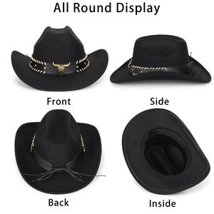 Sombrero de Vaquero Clásico de Ala Ancha para Hombre y Mujer, Estilo Western, Personalizable al por Mayor - Product Image 3