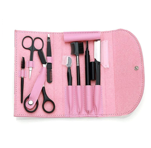 Juego de Pinzas para Cejas con Logotipo Personalizado, Acero Inoxidable, Kit de Belleza Multiusos - Product Image 1