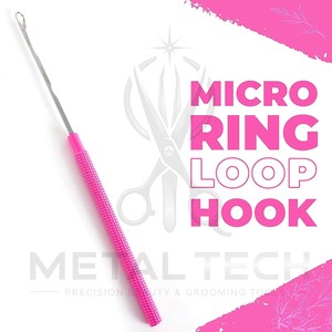 OEM ODM Hair Extension Installation Accessories Kit with <b>Pink</b> Extension Pliers, Threading Loop <b>Tool</b>, Tail Comb & Organizer Pouch - Product Image 5