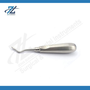 Elevador de Raíces Dentales Curvo de Acero Inoxidable de Alta Calidad, Instrumentos Quirúrgicos Dentales para Extracción de Dientes, Fabricante Pakistán - Product Image 2