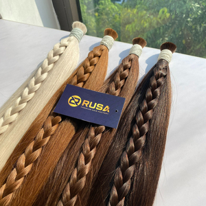 Extensiones de Cabello Humano Natural RUSA, 100g por Paquete, Puntas Gruesas, Origen Vietnamita, Todos los Colores - Product Image 5