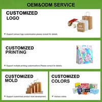 Emballage personnalisé pour glaces maison avec impression de logo, résistant au gel, à trois soudures latérales, pour l'emballage des glaces maison