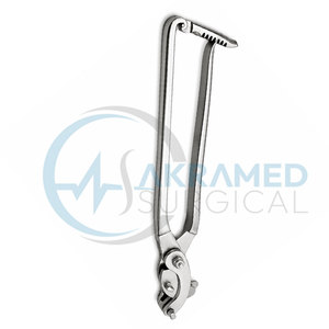Émasculateur vétérinaire Serra de 15 pouces en acier inoxydable, instrument de castration robuste pour équidés et bovins, certifié CE ISO - Product Image 4