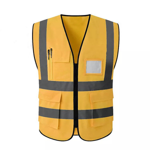 Gilet de sécurité industriel personnalisé en gros, fabricant OEM, fournisseur, polyester 120-160 GSM, fabrication en vrac sous marque privée - Product Image 5
