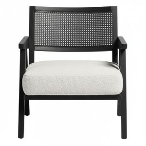 Fauteuil d'appoint en teck pour la maison, la chambre, le salon, la salle à manger, le salon de réception |   Ultra doux et confortable pour une détente sans stress | - Product Image 2