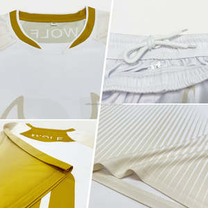 เครื่องแบบวอลเลย์บอลระบายอากาศได้ดีสีเขียวเคลลี่สีขาวและสีดำสำหรับผู้ชาย - Product Image 6