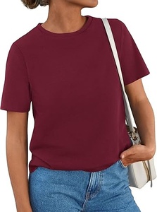 เสื้อยืดผ้าฝ้ายคุณภาพสูงสำหรับผู้หญิง - Product Image 5