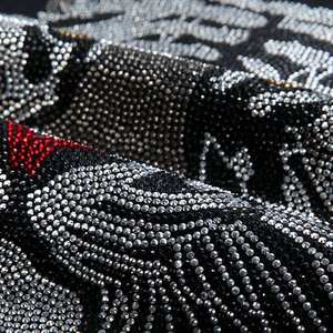 T-shirt personnalisé pour homme avec logo en strass, 100 % coton respirant, effet scintillant, personnalisable, en cristal, écologique, manches courtes, haute qualité - Product Image 4