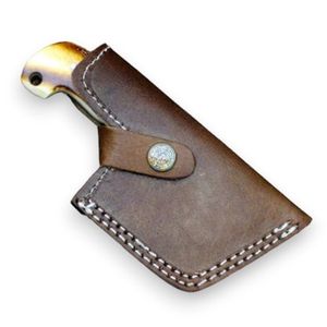 Cuchillos Tanto Profesionales de Acero de Damasco para Caza, Cuchillos de Supervivencia de Hoja Fija para Exteriores con Filo Afilado y Mango - Product Image 4