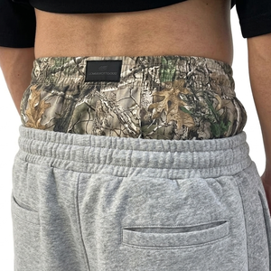 Pantalones Cortos Casuales de Cintura Media para Hombre, con Logotipo Personalizado, Pantalones Deportivos para Correr, 100% Algodón Grueso, Pantalones Cortos de Verano - Product Image 3