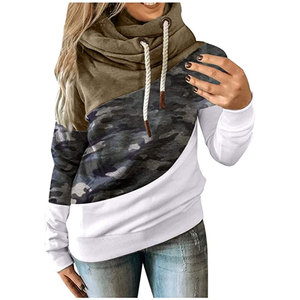 Sweat-shirt à capuche unisexe gris clair, coupe classique, couleur unie, en coton tricoté, décontracté, avec poche avant, pour l'automne - Product Image 4
