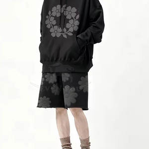 Pantalones Cortos Casuales de Estilo Urbano para Hombre con Estampado Puff, Ajuste Cómodo, Moda de Verano, Pantalones Cortos con Estampado Puff para Hombre - Product Image 3