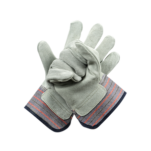 Leather Welding <b>Gloves</b> Cotton Lined Palm Reinforced Straight Thumb Test <b>Type</b> Affordable Prices for online sale - Product Image 4