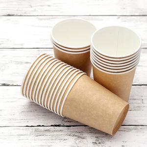 Vasos de papel de pared simple de grado alimenticio – Duraderos, higiénicos y con revestimiento de PE/PLA para compradores mayoristas a precio de mercado con descuento desde India - Product Image 1