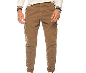 SOLID FIGHTER High Quality Customizable Heavy Duty Men's Canvas Cargo <b>Trousers</b> Windproof Breathable Eco-Friendly Anti-Pilling - Product Image 3