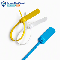 Sceau de sécurité en plastique personnalisé YuShengDa YSD-003 125MM pour sacs, conteneurs, fret maritime et remorques, sceau inviolable