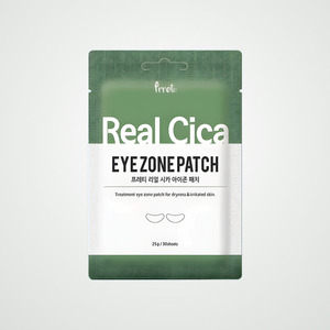 แผ่นมาส์กใต้ตาแบบกำหนดเอง Prreti Real Cica Eye Zone Patch 30 แผ่น แผ่นมาส์กใต้ตาไฮโดรเจล - Product Image 1