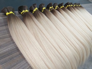ผมต่อ Zenohair ฮานอย เวียดนาม แบบ Double Drawn คุณภาพสูง เกรด Virgin Cuticle Aligned Remy  ฟอกสีแล้ว น้ำหนัก 100 กรัม  ทุกสี - Product Image 4