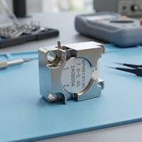 X-Band Microstrip Microwave Circulator 7.9-8.4GHz High Isolation Low Loss Drop-In Design 8GHz RF Isolator for Radar Systems