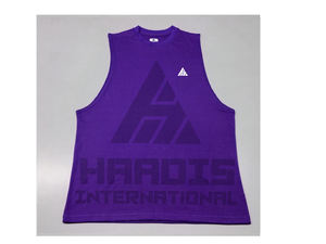 Camiseta sin mangas de algodón de alta calidad para hombre, para gimnasio, fitness, tallas grandes, OEM, de verano. - Product Image 5