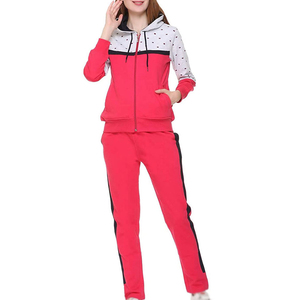 Ensemble de survêtement personnalisé pour femme, col rond, coupe ajustée, style minimaliste, en molleton uni, avec pantalon de jogging et sweat-shirt, vente en gros - Product Image 1
