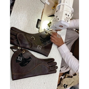 Guantes de Cetrería de Alta Calidad con Diseño Nuevo y Moderno, Precio al por Mayor, Servicio OEM ODM, Resistentes, Logotipo Personalizado, Marca Privada - Product Image 4