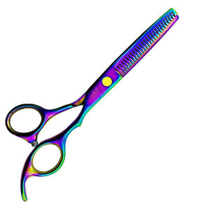 Kit de Coiffure Professionnel pour Barbiers : Ciseaux de Coupe, Ciseaux à Effiler, Peigne, Tissu de Coiffure et Accessoires de Coiffure - Product Image 3