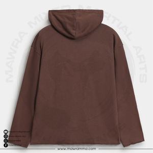 Sweat à capuche de qualité supérieure, teint en pièce, broderie machine, impression numérique, sweat à capuche surdimensionné, poids lourd, 100% coton, molleton - Product Image 5