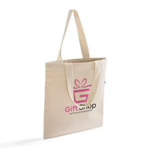 Printed Recycled Cotton <b>Tote</b> Bag | Sustainable Eco Friendly Carry Bag | Reusable Shopping Shoulder Handbag for Grocery Daily Use - Product Image 1