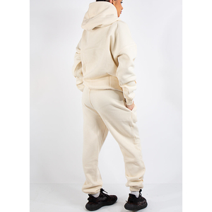 Chándal de Forro Polar para Mujer, Diseño Vintage, Corte Regular, Alta Calidad, Personalizable, Servicio OEM ODM - Product Image 2